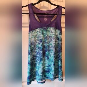 Athletic Works Purple Sleeveless Top